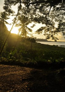 Sunset from The Village driveway