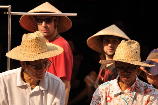 Khao San Road, Bangkok, Thailand. One of those accidental shots that just works out so well.  I think the tourists caught me.